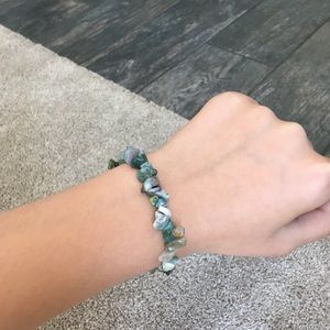 stone bracelet stretchy OS